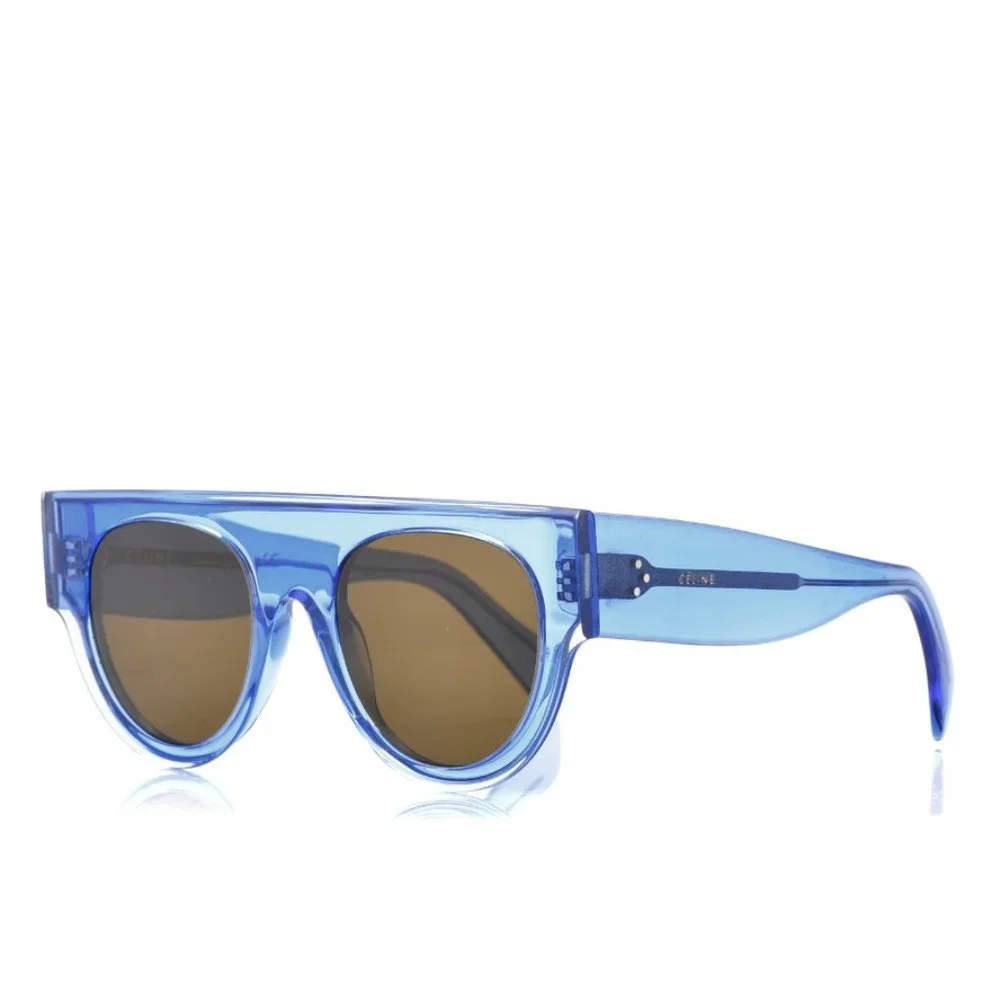 CELINE Pilot Sunglasses CL400121 Light Blue/ EXCELLENT CONDITION - Picture 4 of 6